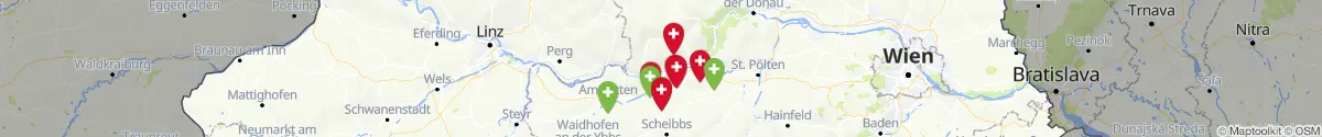 Map view for Pharmacies emergency services nearby Maria Taferl (Melk, Niederösterreich)